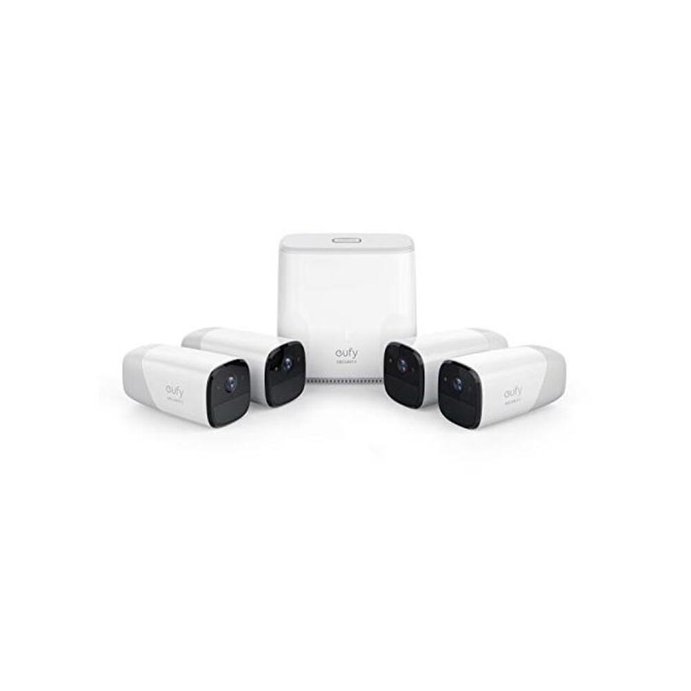 Eufy Cam Wire Free HD Security 4-Camera Set, (T8807CD3) B07S8VLQ4L