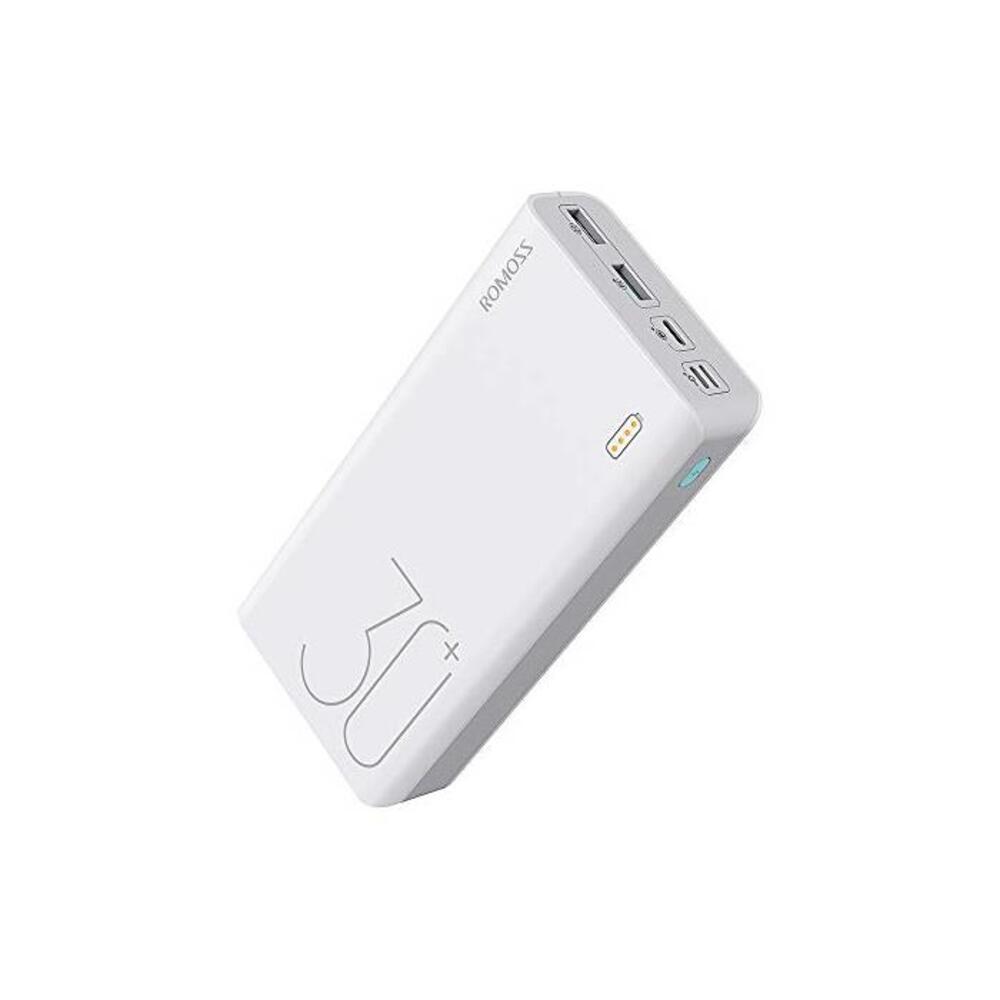 ROMOSS 18W 30000mAh Power Bank, with 3 Input Ports , 3 Output Ports (Type C 3A+Micro USB 2.4A+Micro USB 2.1A), Big Capacity Portable Charger, Fast Charging and Recharging External B07H49NP8B