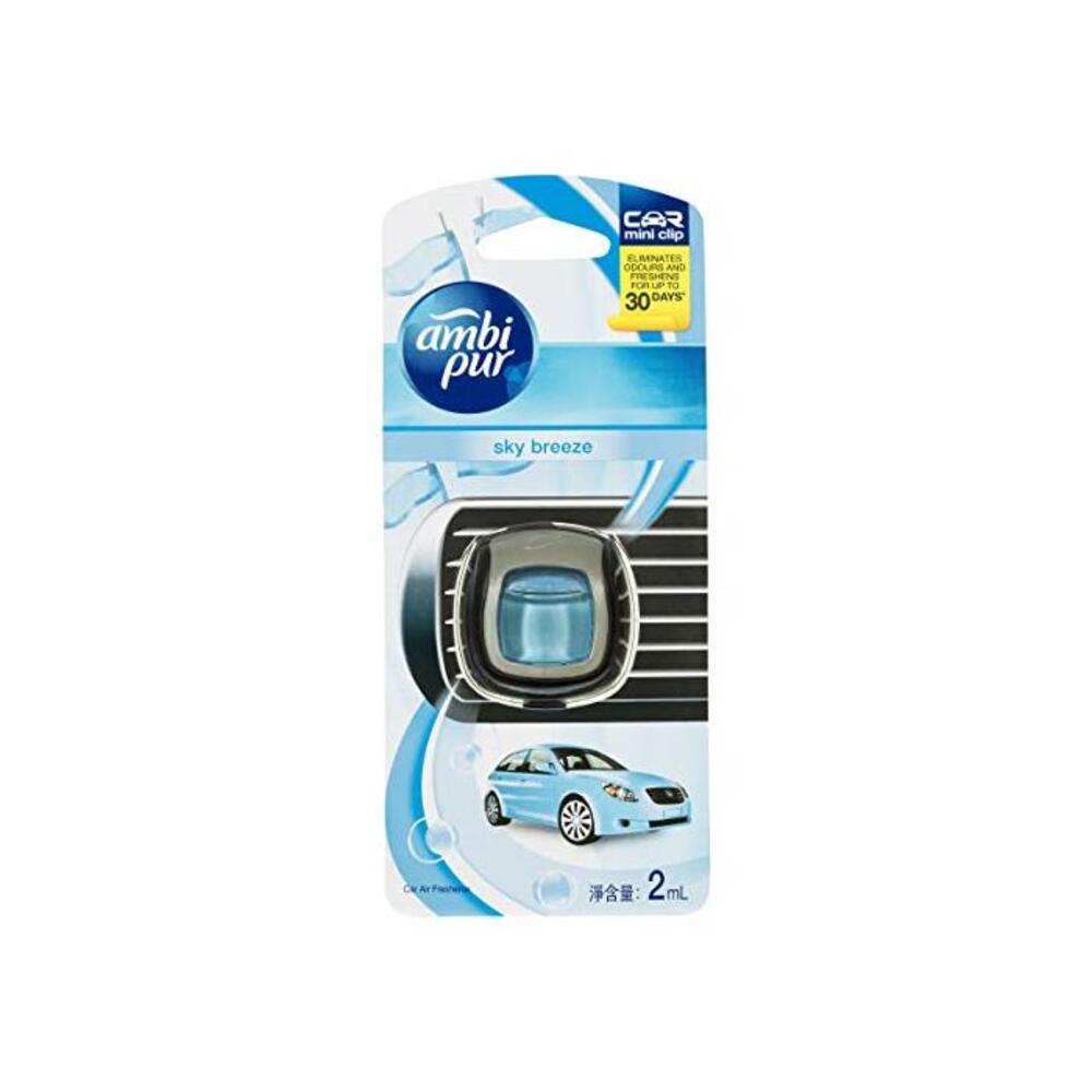Ambi Pur Car Mini Clip Car Air Freshener Sky Breeze 2mL B00E1AQHMA