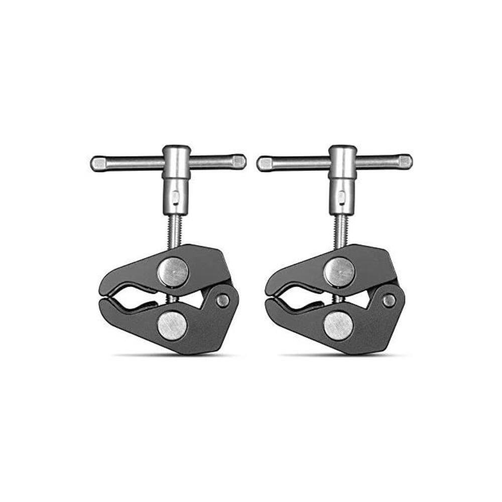 SMALLRIG Super Clamp Crab Clamp for Camera, Monitor, Lights, Umbrellas, Hooks, Shelves, Plate Glass, Cross Bars, Action Cam, etc, Pack of 2-2058 B075M3Y21G