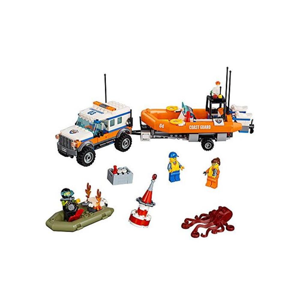 LEGO 레고 시티 Coast Guard 4 x 4 Response Unit 60165 빌딩 Kit (347 Piece) B072HXL99W