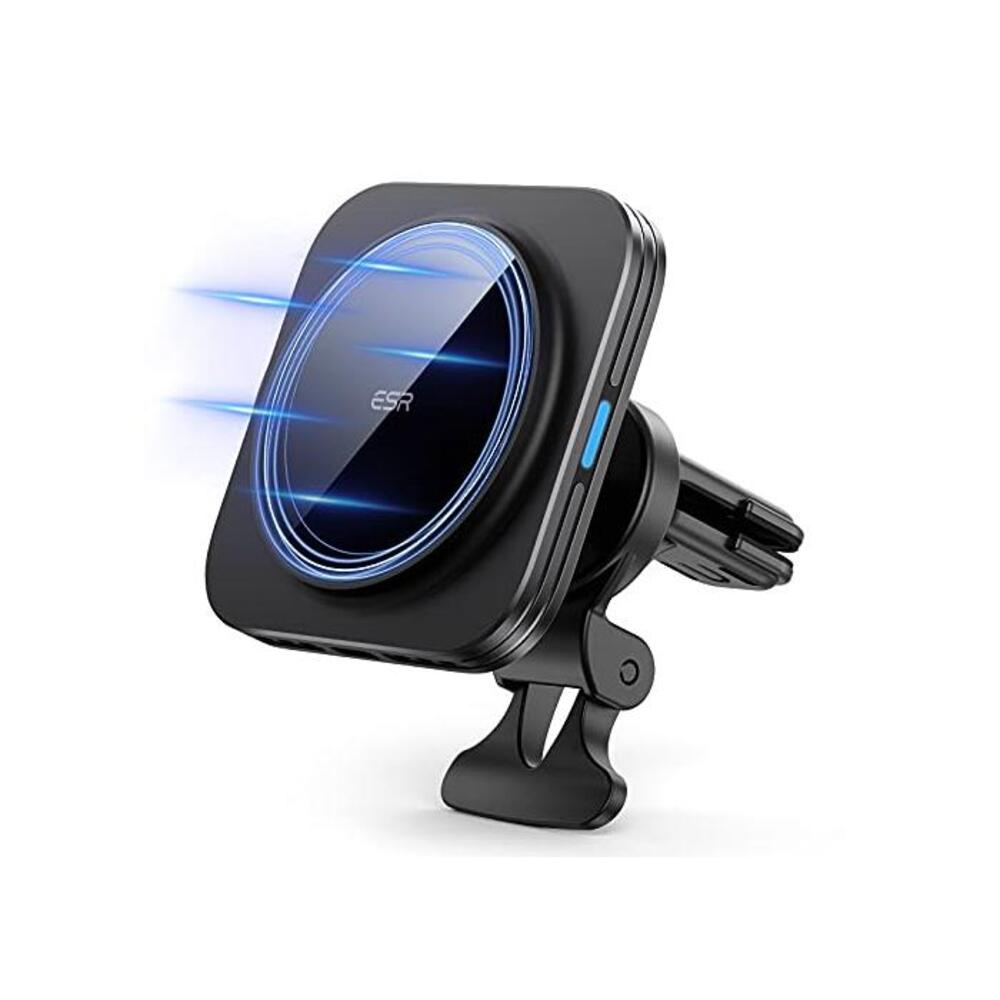 ESR HaloLock Magnetic Wireless Car Charger Compatible for iPhone 13 Series [Mag-Safe Car Charger] Air Vent Mount for iPhone 13/13 Pro/13 mini/13 Pro Max/12/12 Pro/12 Pro Max/12 Min B08HNBHSQV
