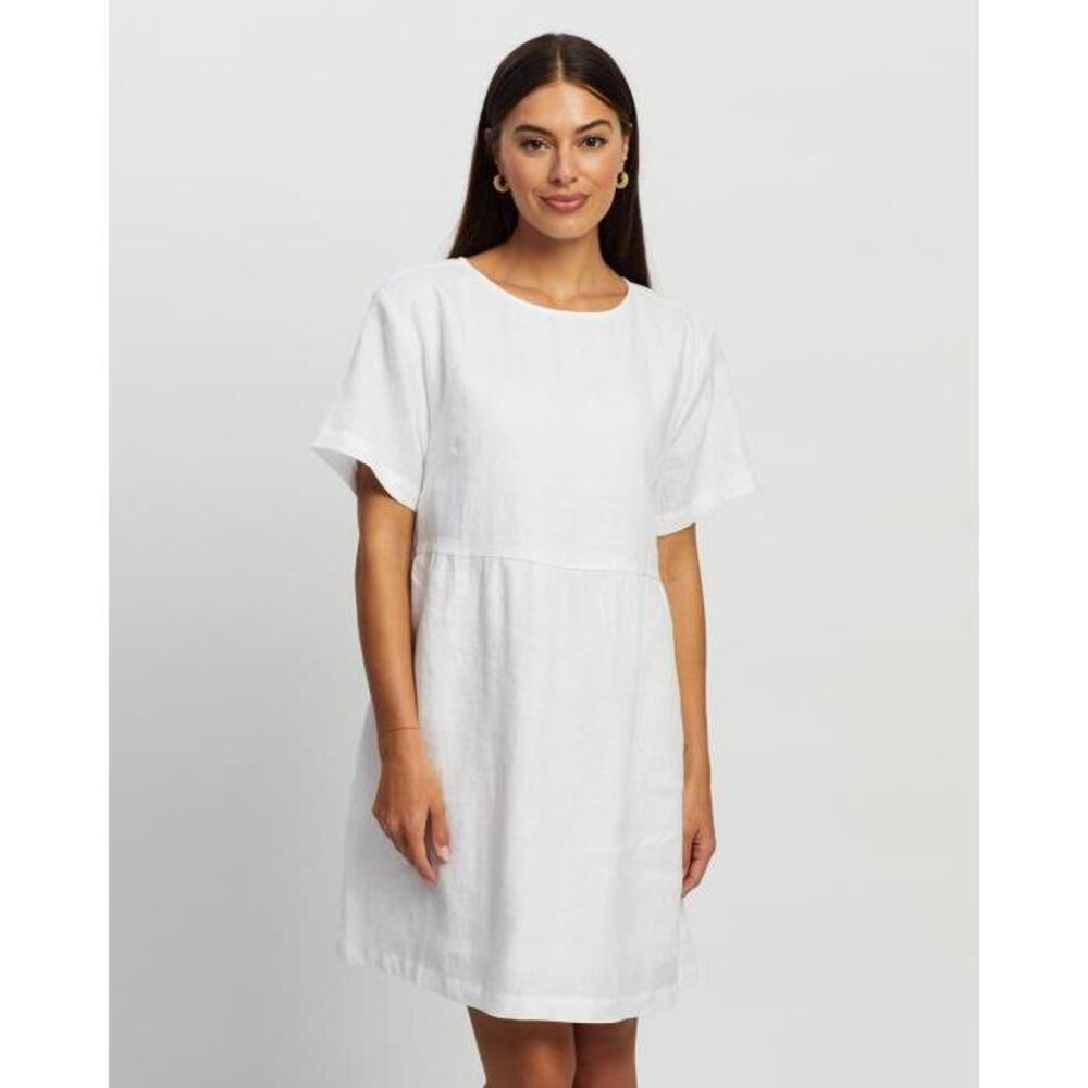 White By FTL Zavi Linen Dress WH309AA06QOF