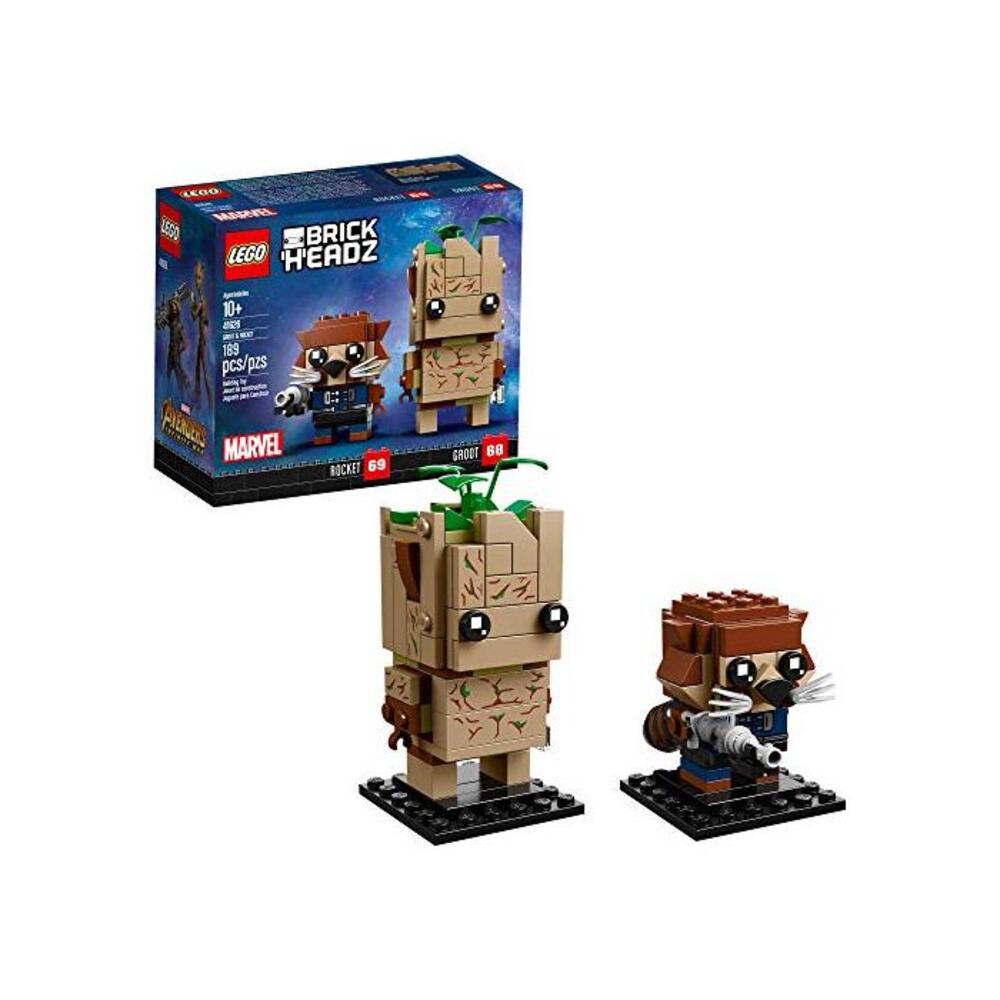 LEGO 레고 브릭헤즈 BrickHeadz Groot &amp; Rocket 빌딩 Kit, Multicolor B07D4CDHG6