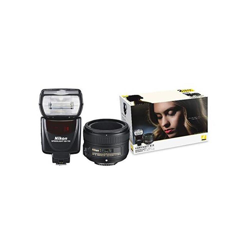 Nikon SB-700 Speedlight + Nikkor AF-S 50mm f1.8 G Portrait Lens Pack, Black B07RJBLWP2