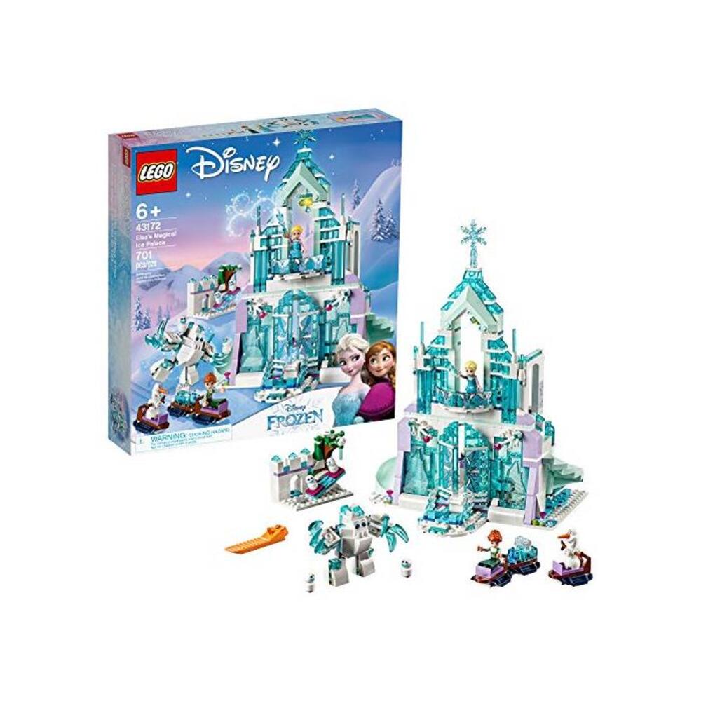 LEGO 레고 디즈니 프린세스 Elsas Magical Ice Palace 43172 토이 Castle 빌딩 Kit with Mini Dolls, Castle Playset with Popular Frozen Characters Including Elsa, Olaf, Anna and More (701 B07TB4WCJM