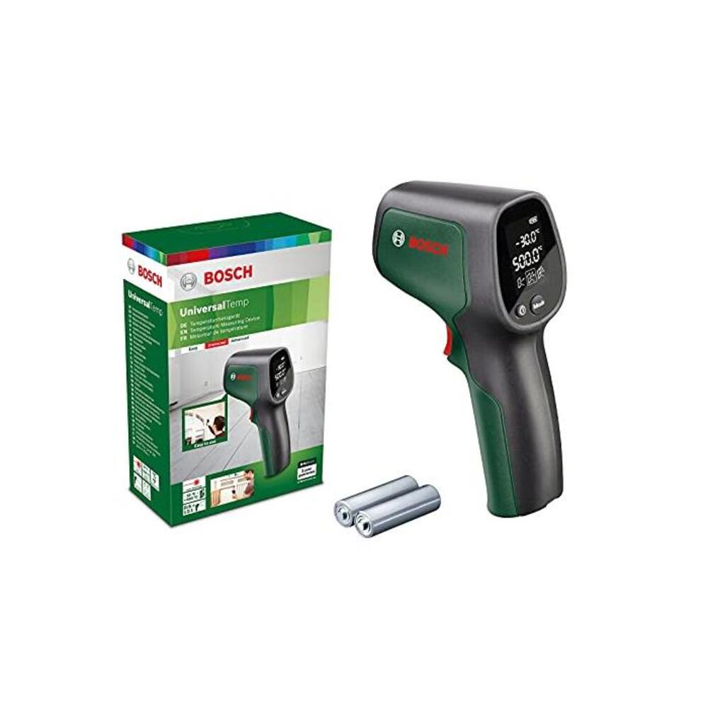 Bosch Infrared Thermometer UniversalTemp (Temperature Range: -30°C to +500°C, 2 x AA Batteries, In Box) B07T85G8BZ