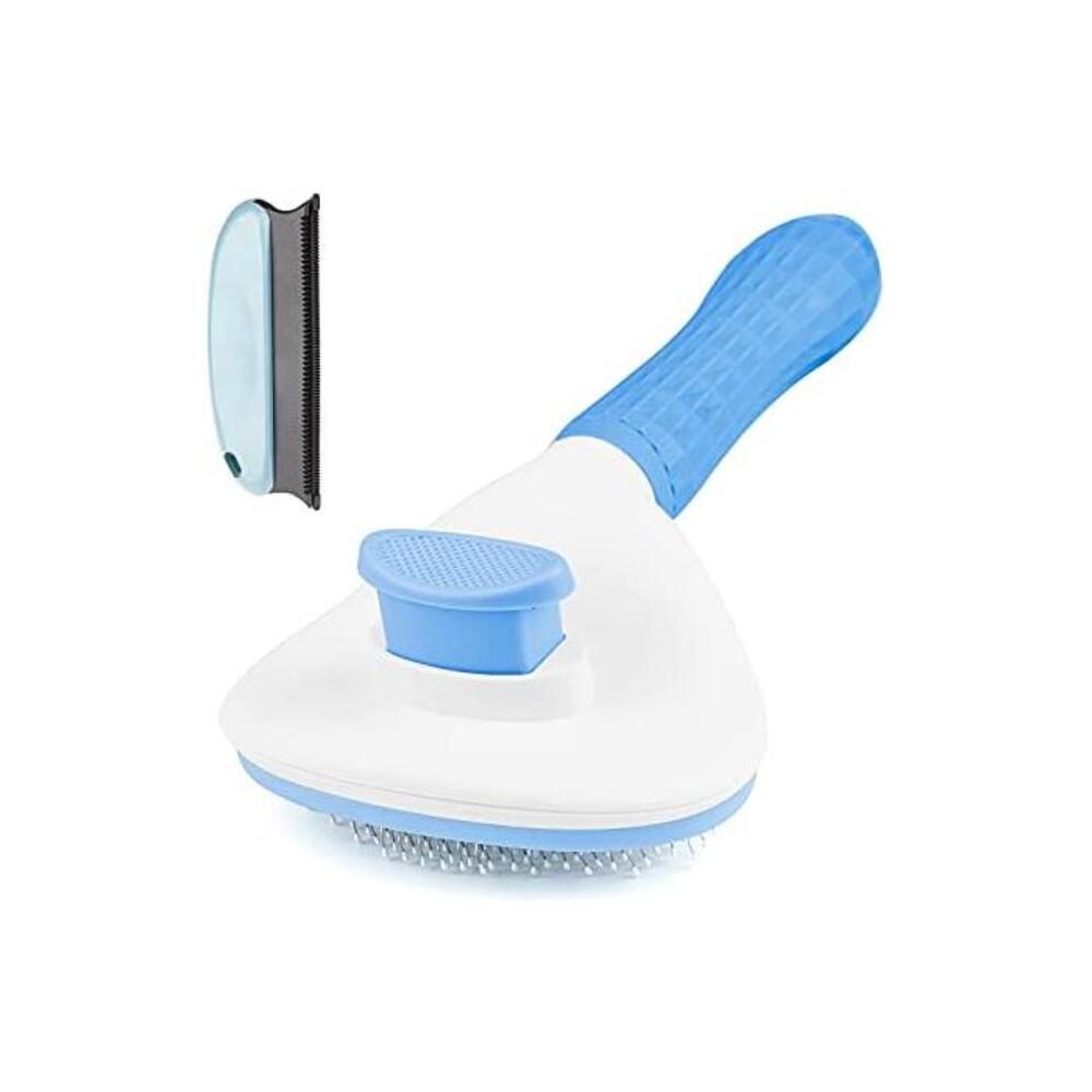 Aumuca Cat Brush and Dog Brush with Long or Short Hair Self Cleaning Slicker Brush for Shedding and Grooming B08F451DMC