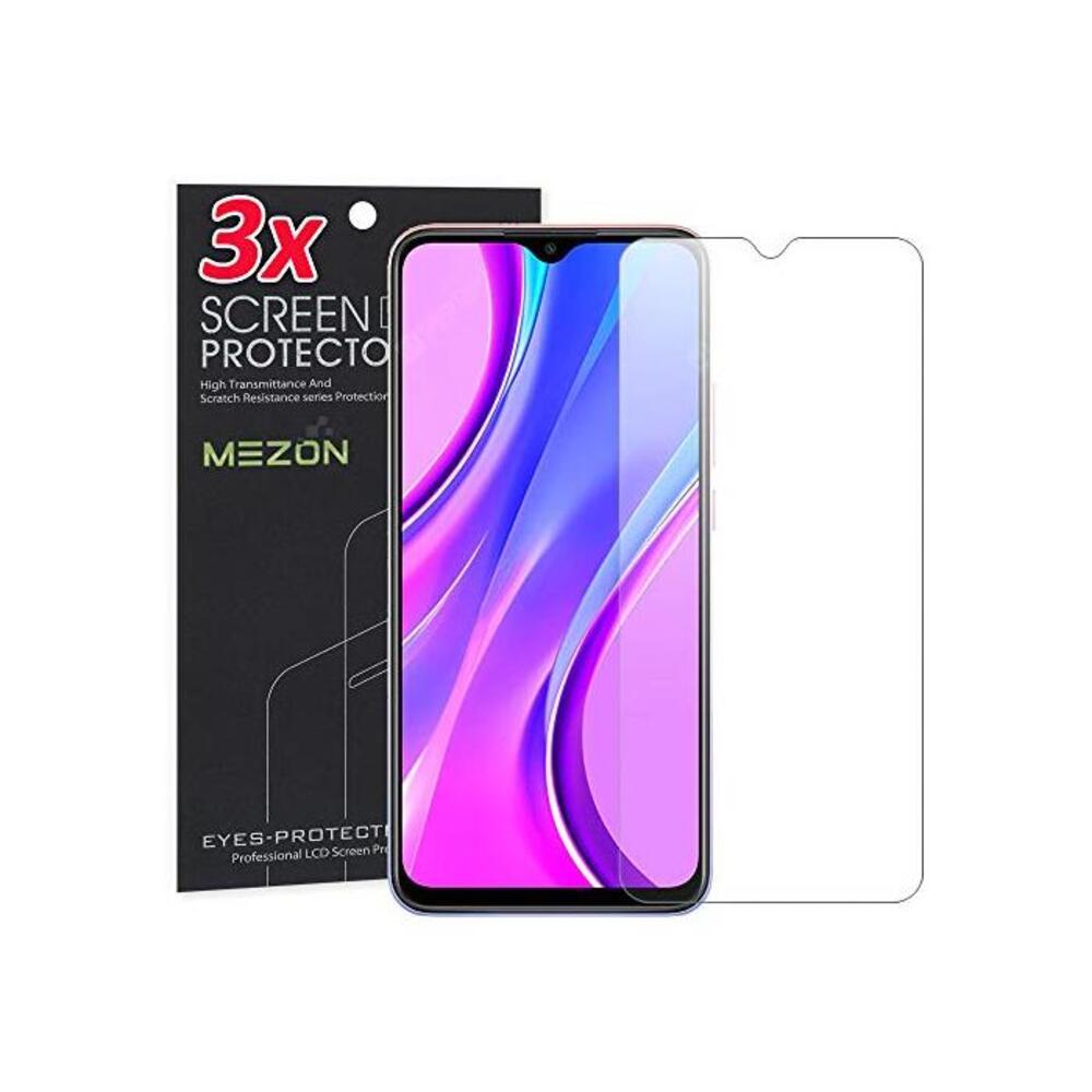 [3 Pack] MEZON Anti-Glare Matte Screen Protector Film for Xiaomi Redmi 9 / 9A / 9T – Case Friendly, Shock Absorption (Redmi 9 / 9A / 9T, Matte) B08JYTK883