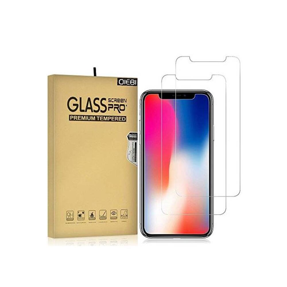 DIEBI iPhone XR/iPhone 11 Screen Protector, iPhone 11 Screen Protector, 2-Pack Temper Glass Screen Protector for iPhone XR 9H Hardness Crystal Clear Scratch Resistant Easy Installa B07HJ6VVGK