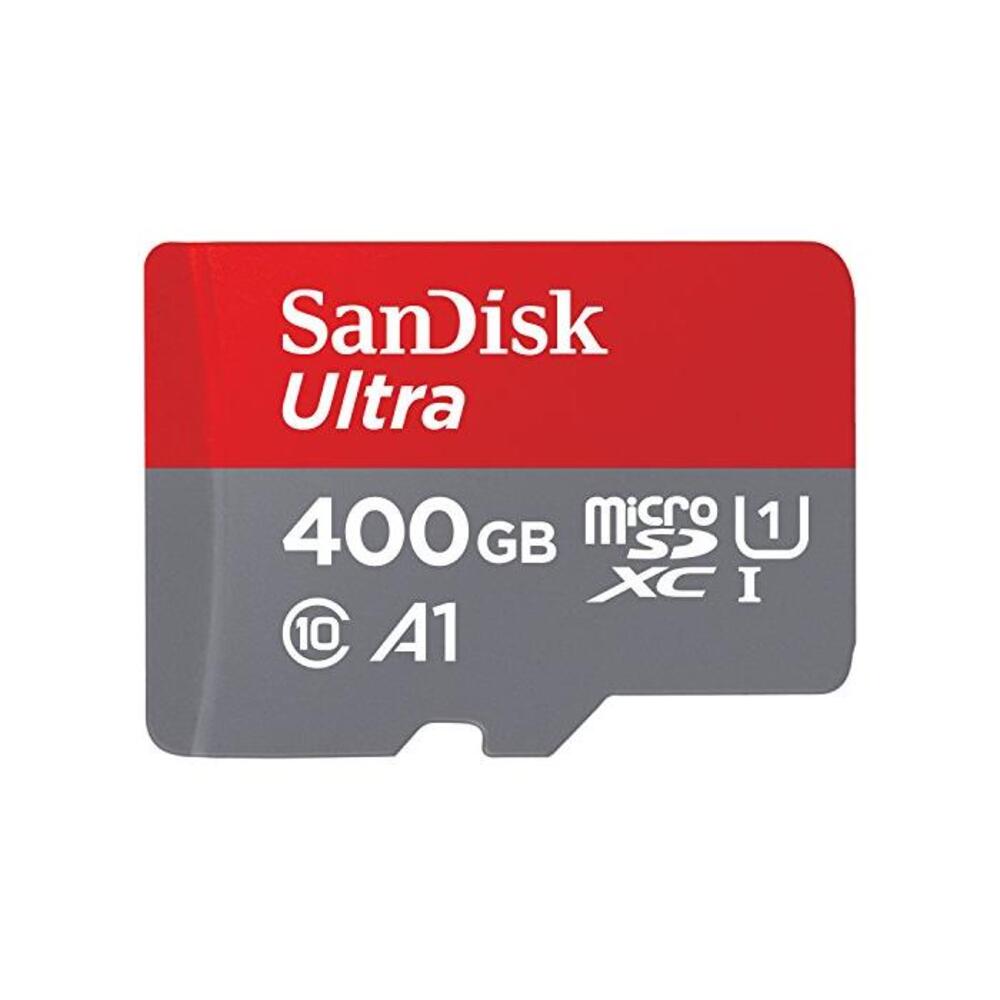 SanDisk 400GB Ultra microSDXC UHS-I Memory Card with Adapter - 120MB/s, C10, U1, Full HD, A1, Micro SD Card - SDSQUA4-400G-GN6MA B08GYG5SVQ