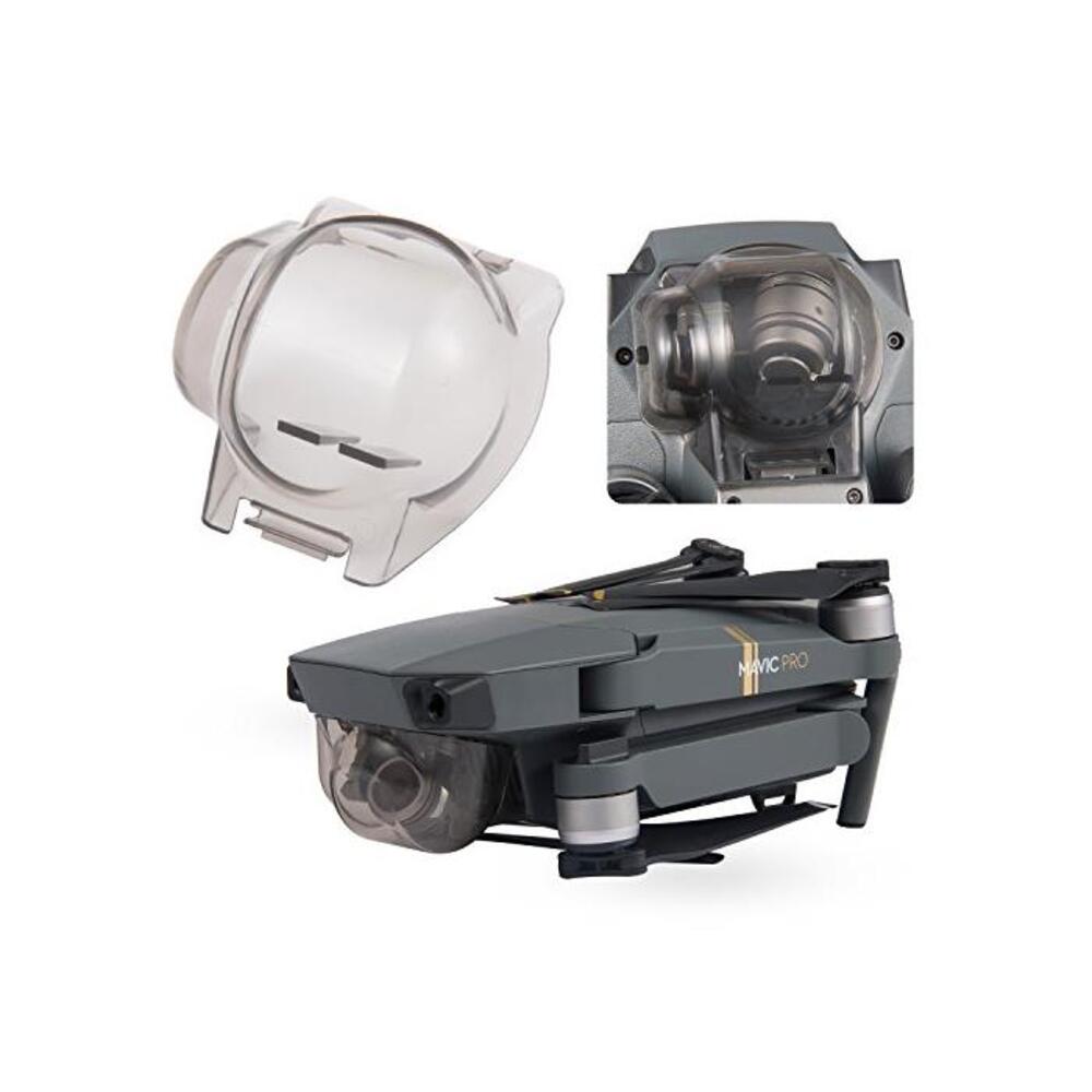 Aterox DJI Mavic Pro Gimbal Lock Camera Guard Protector Transport Fixed Lens Cover Accessories (Transparent Grey) B072JZHV2V