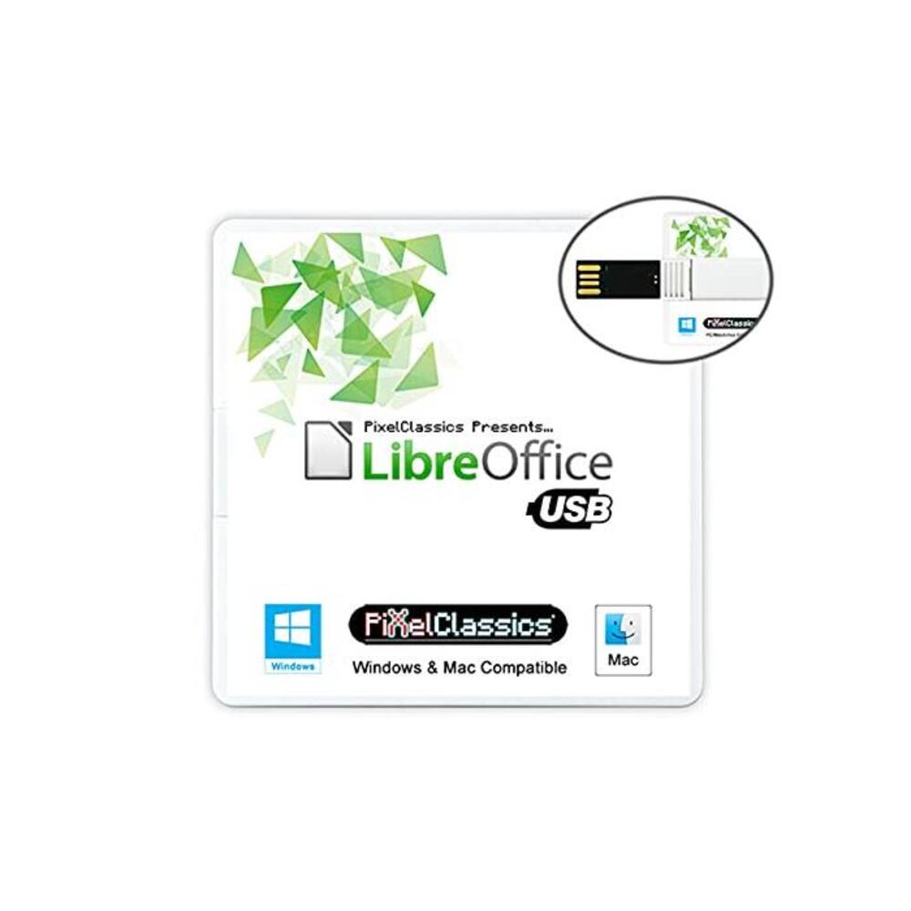 리브레오피스 2021 홈앤스투던트 2019 프로페셔널 플러스 LibreOffice 2021 Home and Student 2019 Professional Plus Business Compatible with Microsoft Office Word Excel PowerPoint Adobe PDF Software USB for Windows 11 10 8.1 8 7 Vista XP 3 B094DTD스