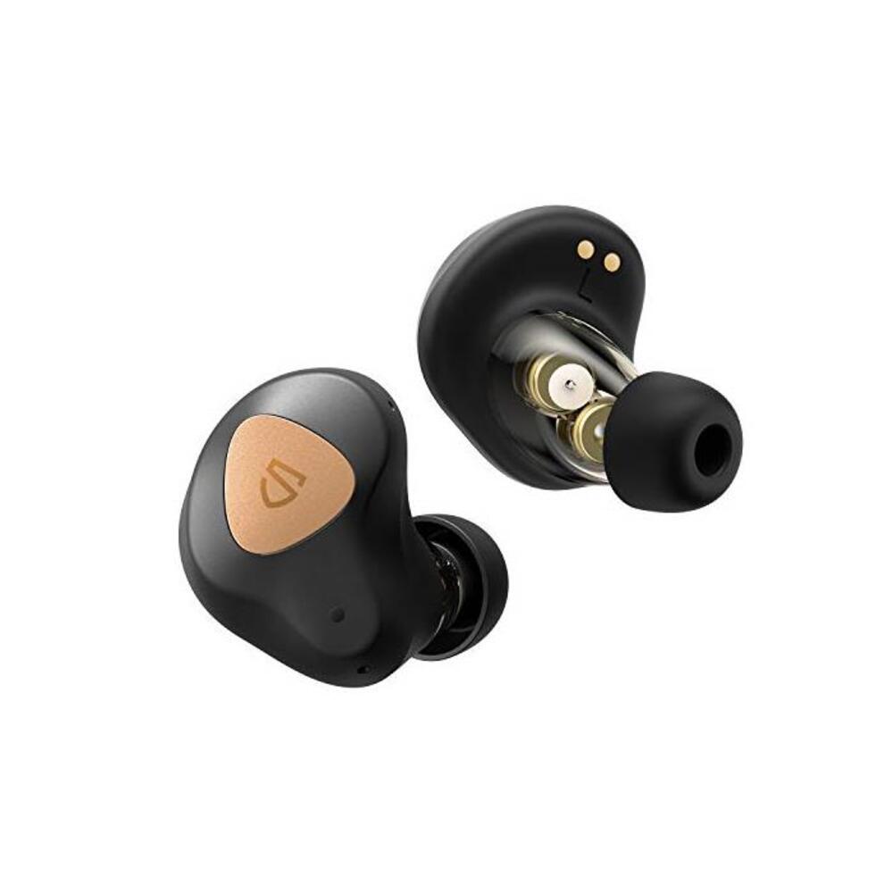 SoundPEATS Truengine 3 SE Wireless Earbuds with Dual Dynamic Drivers, 30 Hours Playtime, Touch Control, Bluetooth Headphones with 4 Mic, Stereo Sound in-Ear Earphones, Compact Char B08B4C5S8S