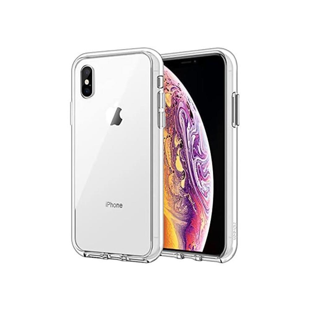 JETech Case for iPhone Xs and iPhone X, Shock-Absorption Bumper Cover, Anti-Scratch Clear Back (HD Clear) B075MX2FKY