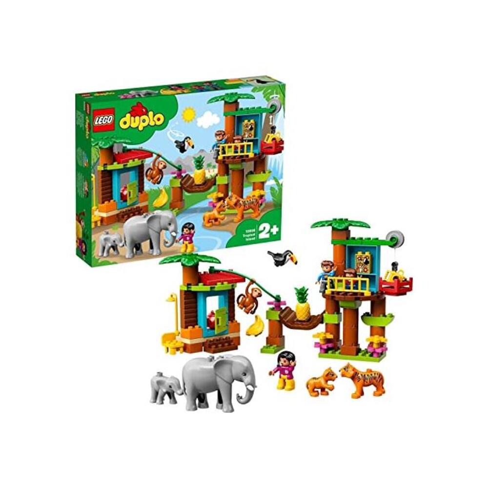 LEGO 레고 듀플로 DUPLO 타운 Tropical Is랜드 10906 빌딩 Bricks, 애니멀 토이 for Toddlers, 2019 B01BK2TMK0