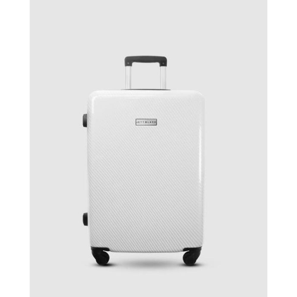 JETT BLACK Carbon White Series Medium Suitcase JE237AC21NPY