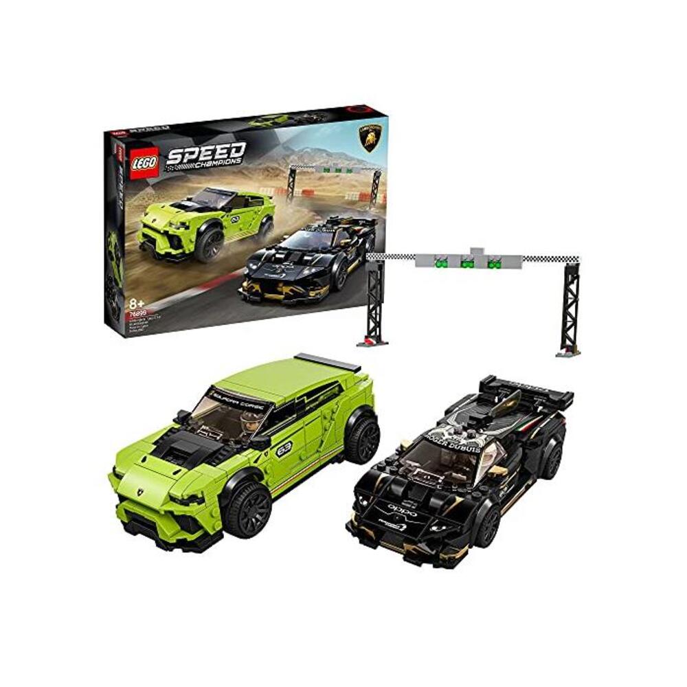 LEGO 레고 스피드 챔피온 Lamborghini Urus ST-X and Lamborghini Huracán 슈퍼 Trofeo EVO 76899 빌딩 Kit B07W6Q9G1Y