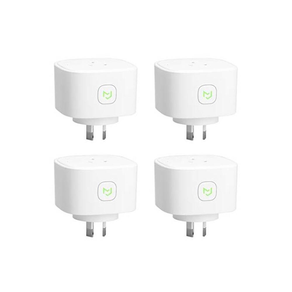 Meross Smart Plug WiFi Outlet with Energy Monitor, App Remote Control, Timing Function, Compatible with Alexa, Google Assistant, SmartThings and IFTTT, SAA &amp; RCM Certified - 4 Pack B07MNL86JJ
