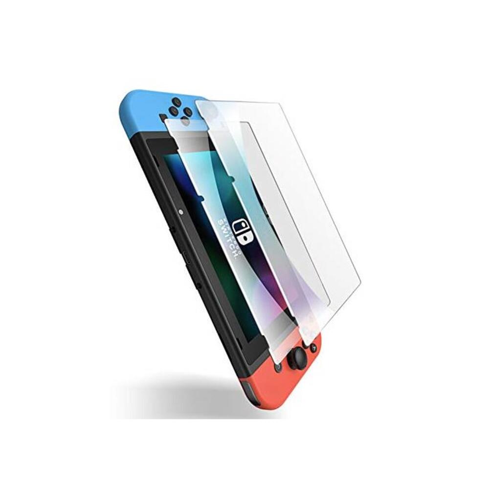 [2 Pack] ZUSLAB Tempered Glass Screen Protector HD Clear Anti-Scratch for Nintendo Switch B06XFYF3YM