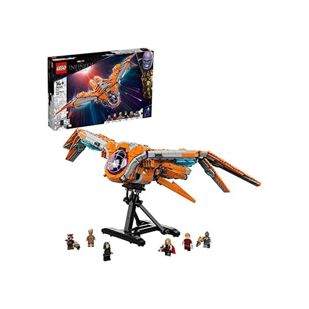LEGO 레고 76193 마블 더 Guardians’ Ship 라지 빌딩 Set, 어벤져스 스페이스ship Model with Thor &amp; 스타-Lord 미니피규어s B08WXD21VV
