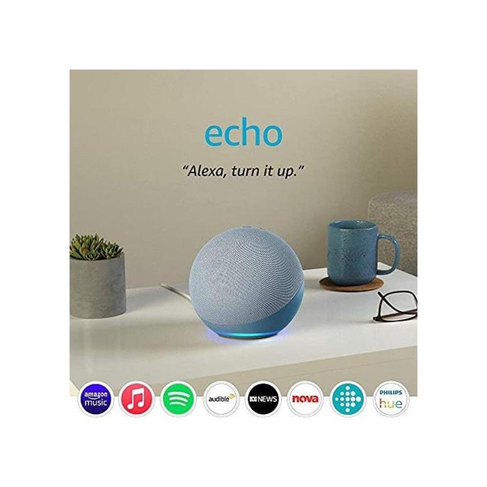 All-new Echo (4th Gen) With premium sound, smart home hub, and Alexa Twilight Blue B085HKT3TB