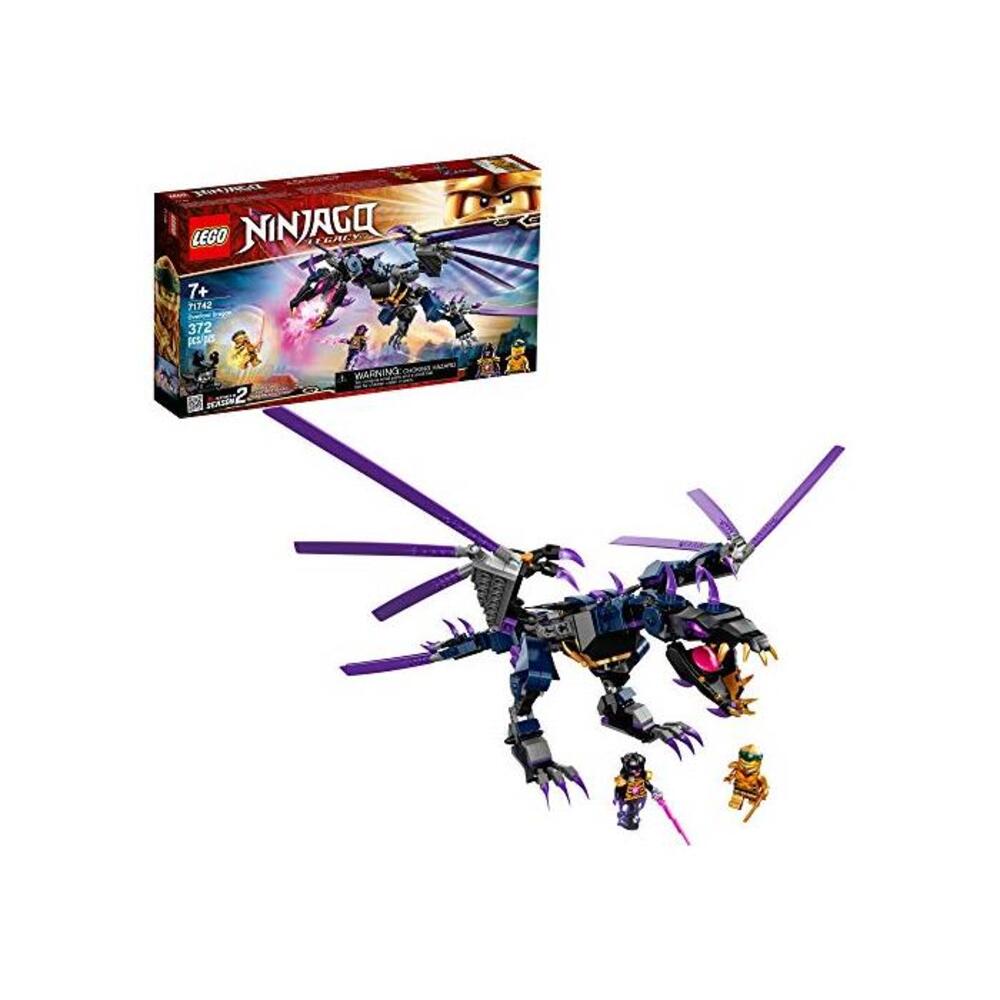 LEGO 레고 닌자고 Legacy Overlord Dragon 71742 닌자 Playset 빌딩 Kit Featuring Posable Dragon 토이, New 2021 (372 Pieces) B08HVXLNL2