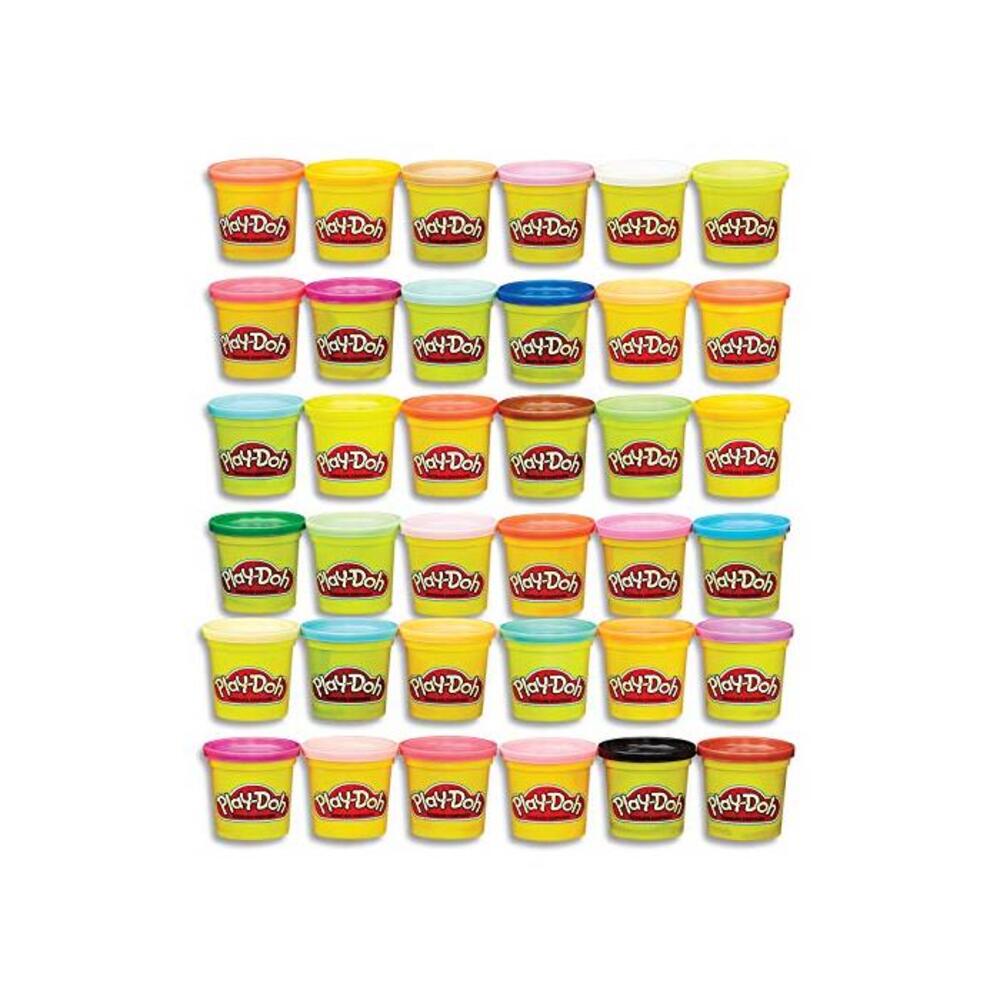Play-Doh - 36 Pack Case of Colors - 36 x 85g tubs - Assorted colours of Non-Toxic PlayDoh Dough - Modeling Compound - Toys for Kids - Girls and Boys - Ages 2+ (Amazon Exclusive) B00JM5GZGW