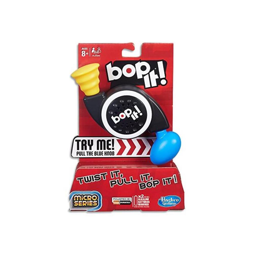 BOP IT game - Micro Edition - 1+ Player - Bop it, Twist it and Pull it - In the Right Sequence - Sized for Travel - Original Family Memory Games and Toys for Kids, Boys and Girls - B00PU7UJJU