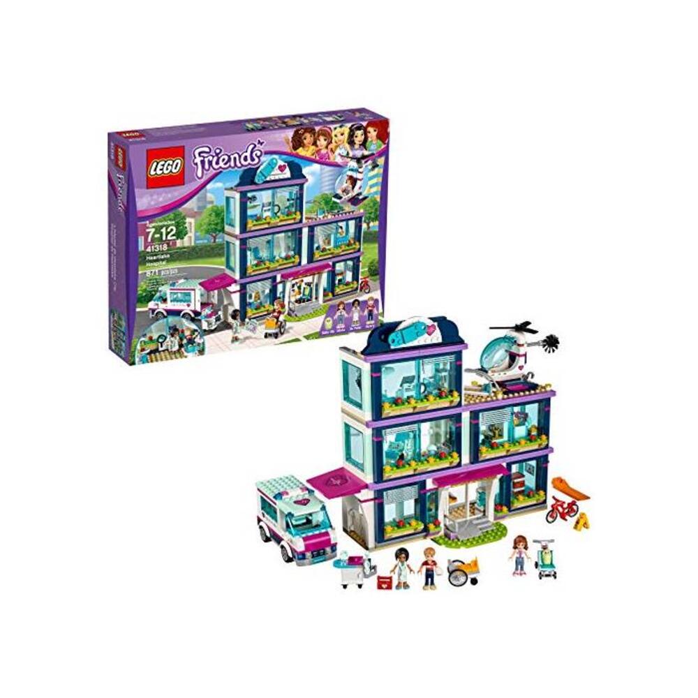 LEGO 레고 프렌즈 He아트lake Hospital 41318 빌딩 Kit (871 Piece) B072LJBCC3