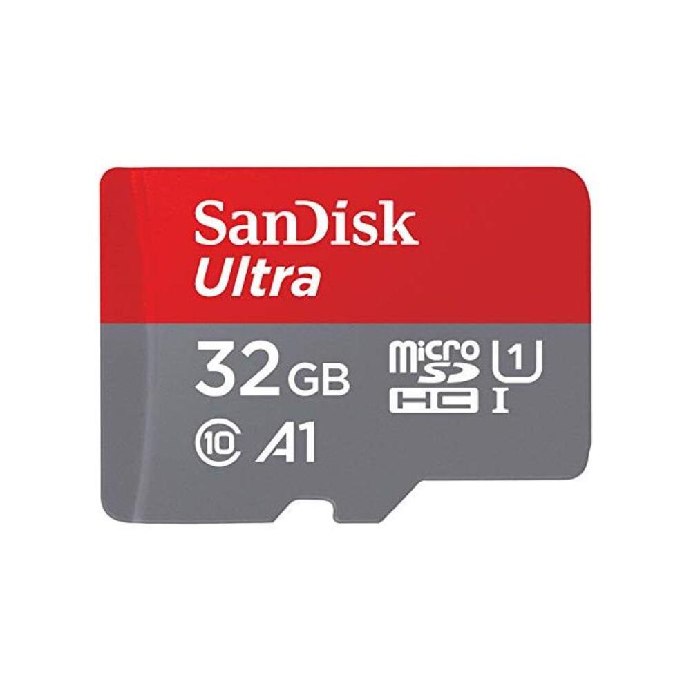 SanDisk 32GB Ultra microSDHC UHS-I Memory Card with Adapter - 120MB/s, C10, U1, Full HD, A1, Micro SD Card - SDSQUA4-032G-GN6MA B08GY9NYRM