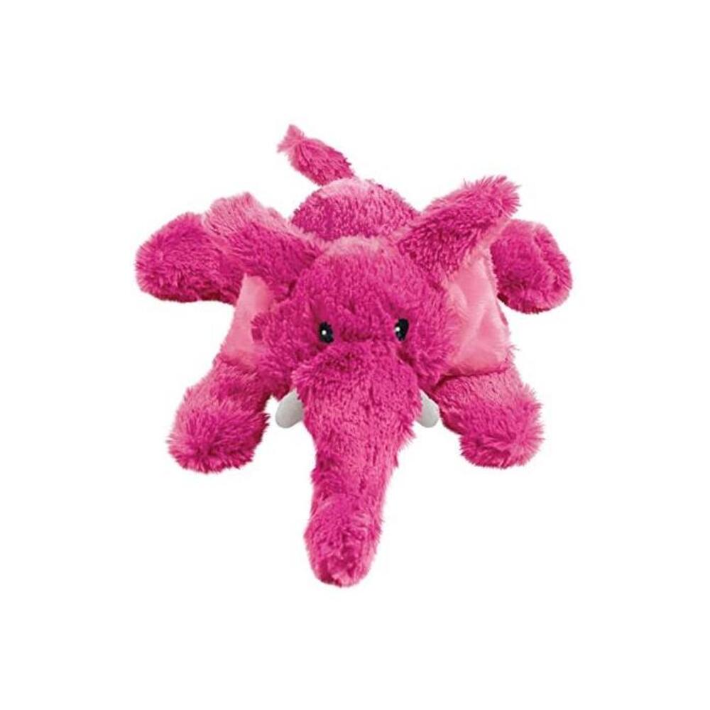 KONG - Cozie Elmer Elephant - Indoor Cuddle Squeaky Plush Dog Toy - for Small Dogs B00DH324OM
