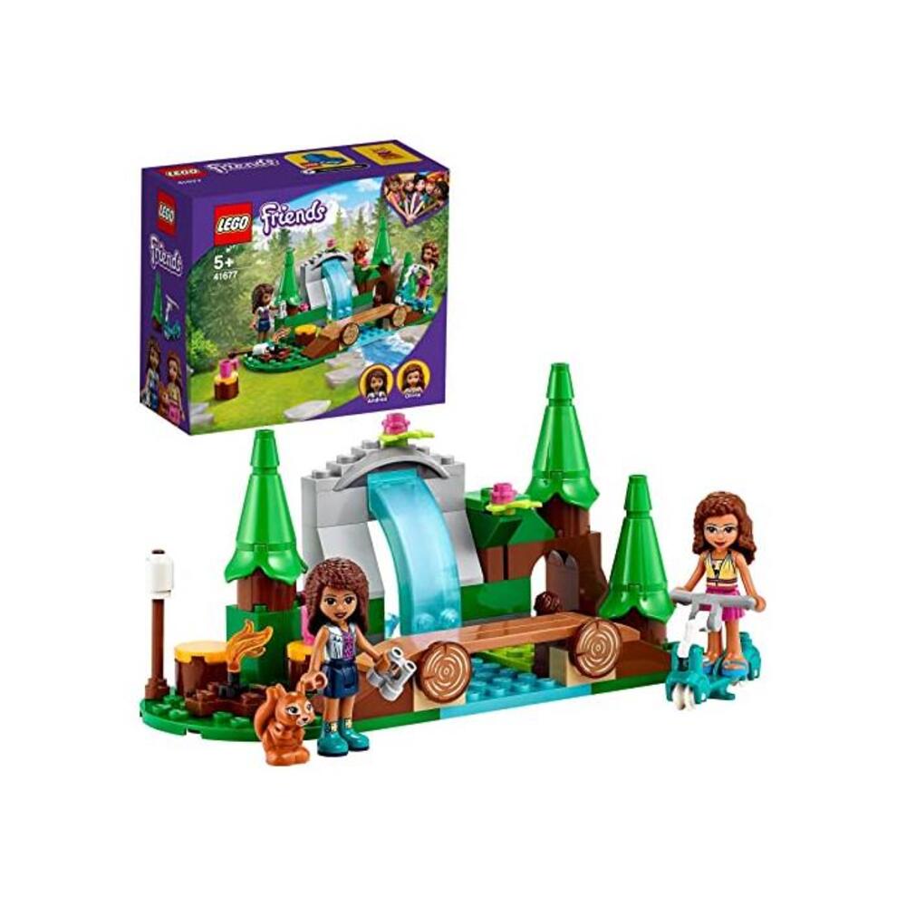 LEGO 레고 41677 프렌즈 Forest Waterfall Camping Adventure Set, with Andrea and Olivia Mini Dolls, 토이 for Kids 5+ Years Old B08WXB3GDR