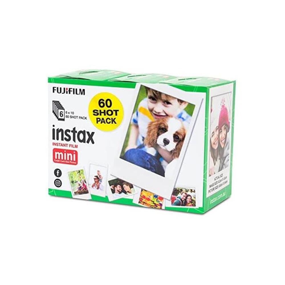 Fujifilm Instax Mini Mini Fujifilm Instax Mini Instant Film Sheets 60 Pack, White (87305) B0883H824Y