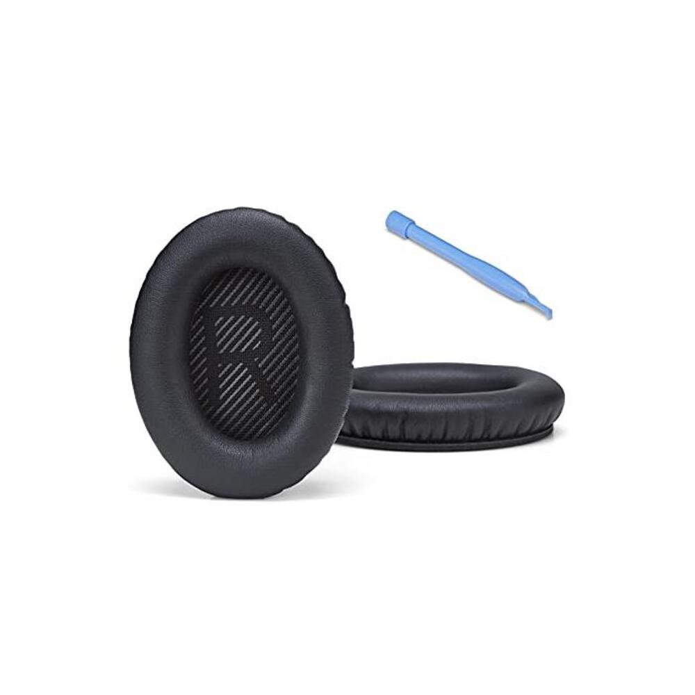 Replacement Ear Cushions for Bose Quiet Comfort 35 (QC35) and QuietComfort 35 II (QC35 II) Headphones. Complete with QC35 Shaped Scrims with L and R Lettering (QC35/QC35 II Ear Pad B074DJFFS5