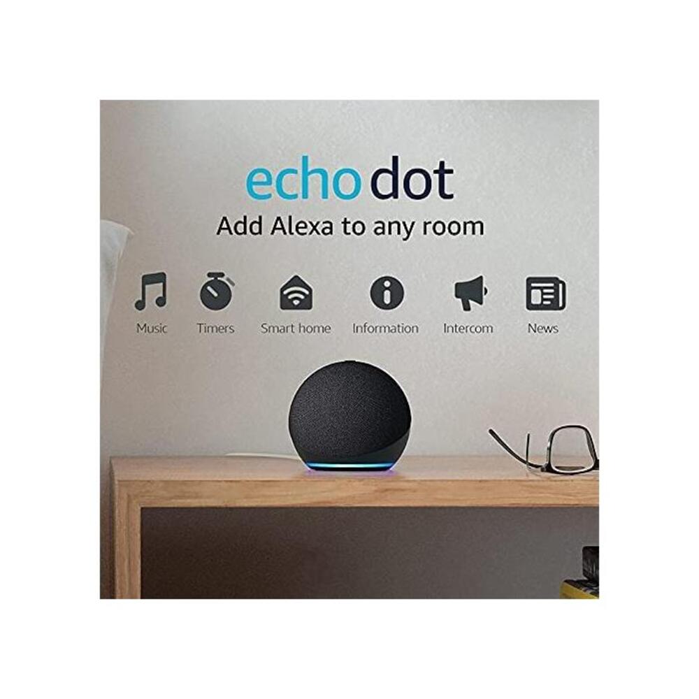 All-new Echo Dot (4th Gen) Smart speaker with Alexa Charcoal B07456NHZ6