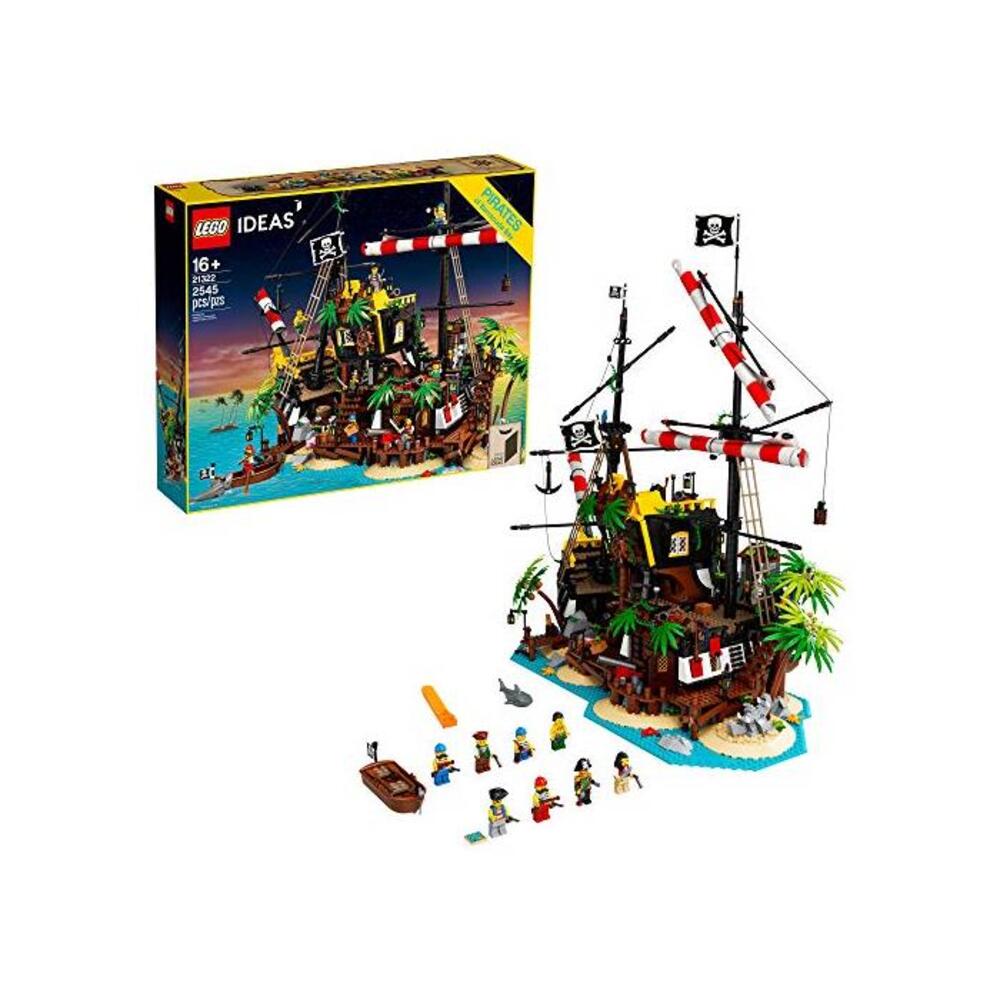 LEGO 레고 아이디어 해적 of Barracuda Bay 21322 빌딩 Kit, Cool Pirate Shipwreck Model with Pirate Action Figures for Play and Display, New 2020 (2,545 Pieces) B084ZR4P71