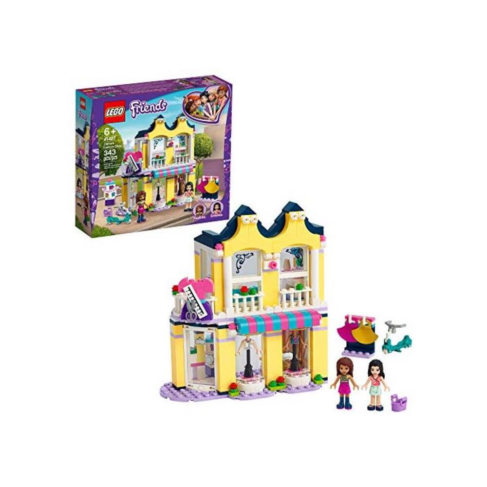 LEGO 레고 프렌즈 Emma’s Fashion Shop 41427, Includes LEGO 레고 프렌즈 Emma and Andrea Buildable Mini-Doll Figures and a Range of Fashion 악세사리 to Inspire Hours of 크레이티브 Fun (343 P B0858B41CZ