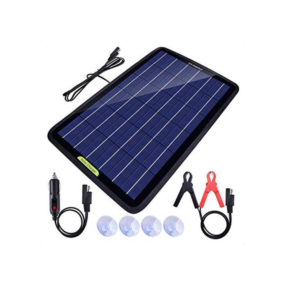 ECO-Worthy 12 Volt Solar Trickle Charger Keep Car Battery from Drain Dead,Portable Solar Battery Charger Maintainer for Car Boat Marine B017K6PH1S