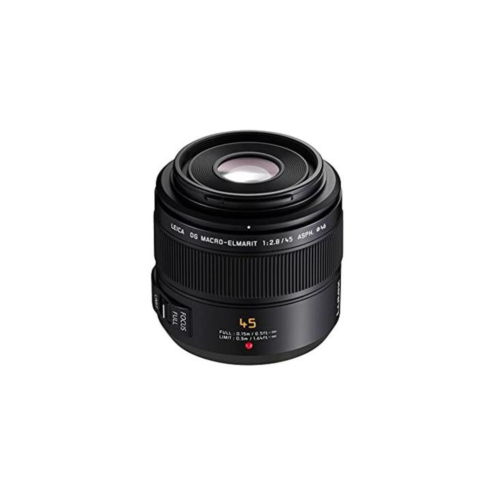 Panasonic G Series Mega O.I.S. Leica DG 45mm f2.8 Macro Lens, Black (H-ES045E) B002P4A63A