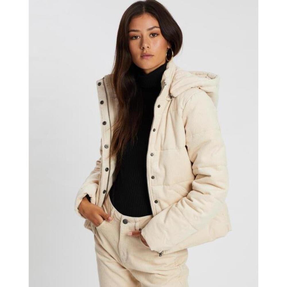 All About Eve Cali Cord Puffer Jacket AL005AA77EXM