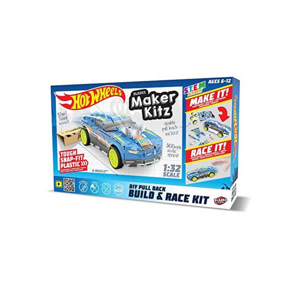 Hot Wheels Maker Kitz: Build &amp; Race Kit Single Pack (BTHW-M01) B07VQ4C4R2