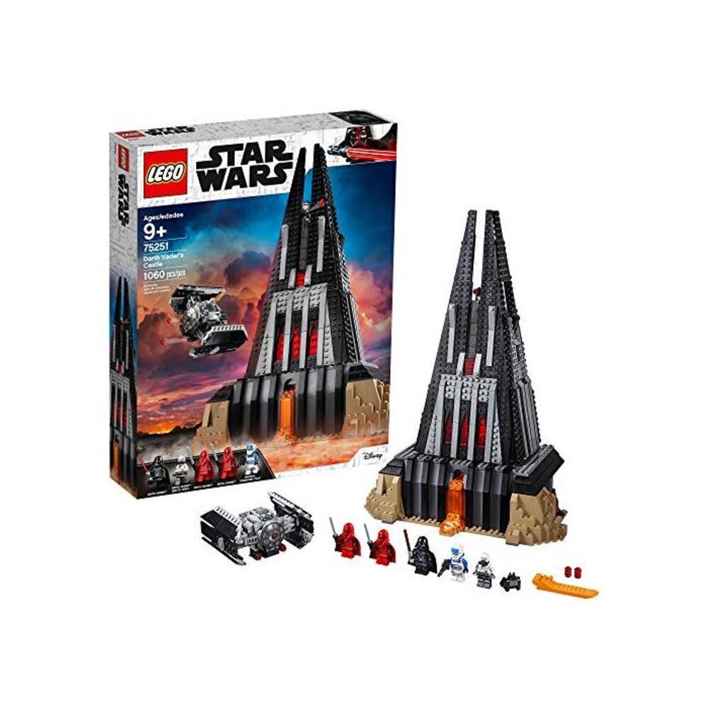 LEGO 레고 스타워즈 D아트h Vaders Castle 75251 빌딩 Kit Includes TIE Fighter, D아트h Vader 미니피규어s, Bacta Tank and More (1,060 Pieces) - (Amazon Exclusive) B07J6F8H3M