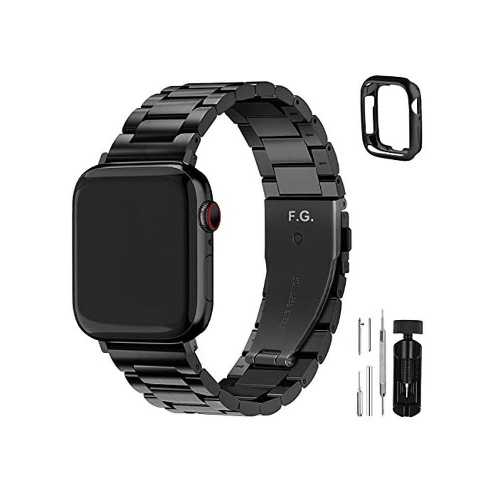 Fullmosa Compatible for Apple Watch Band 38mm 40mm 42mm 44mm, Stainless Steel Metal for iWatch SE &amp; Series 6 5 4 3 2 1 B07F1RRQXQ