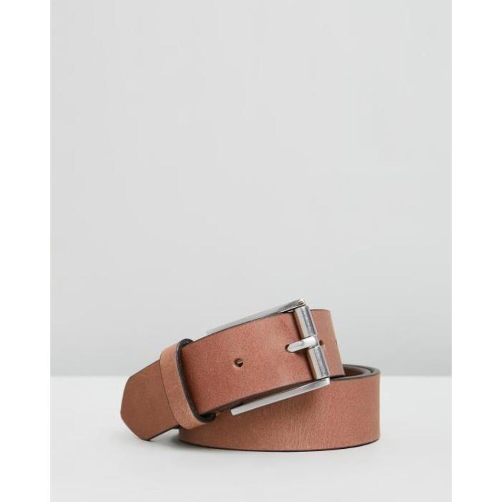 Double Oak Mills Smooth Leather 35mm Belt DO896AC36OYL