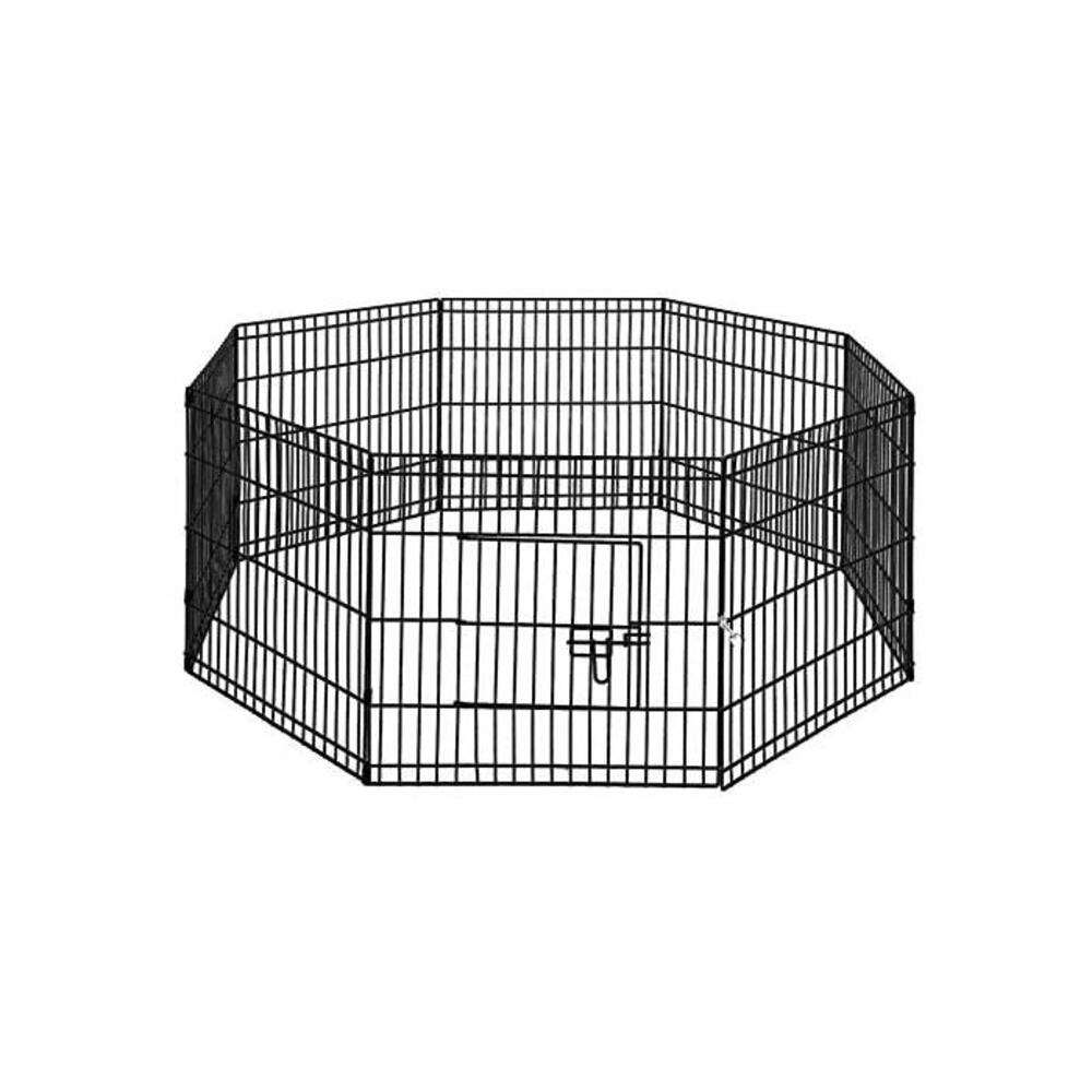 24 8 Panel Pet Playpen Portable Exercise Cage Fence Dog Puppy Rabbit B077929QGF