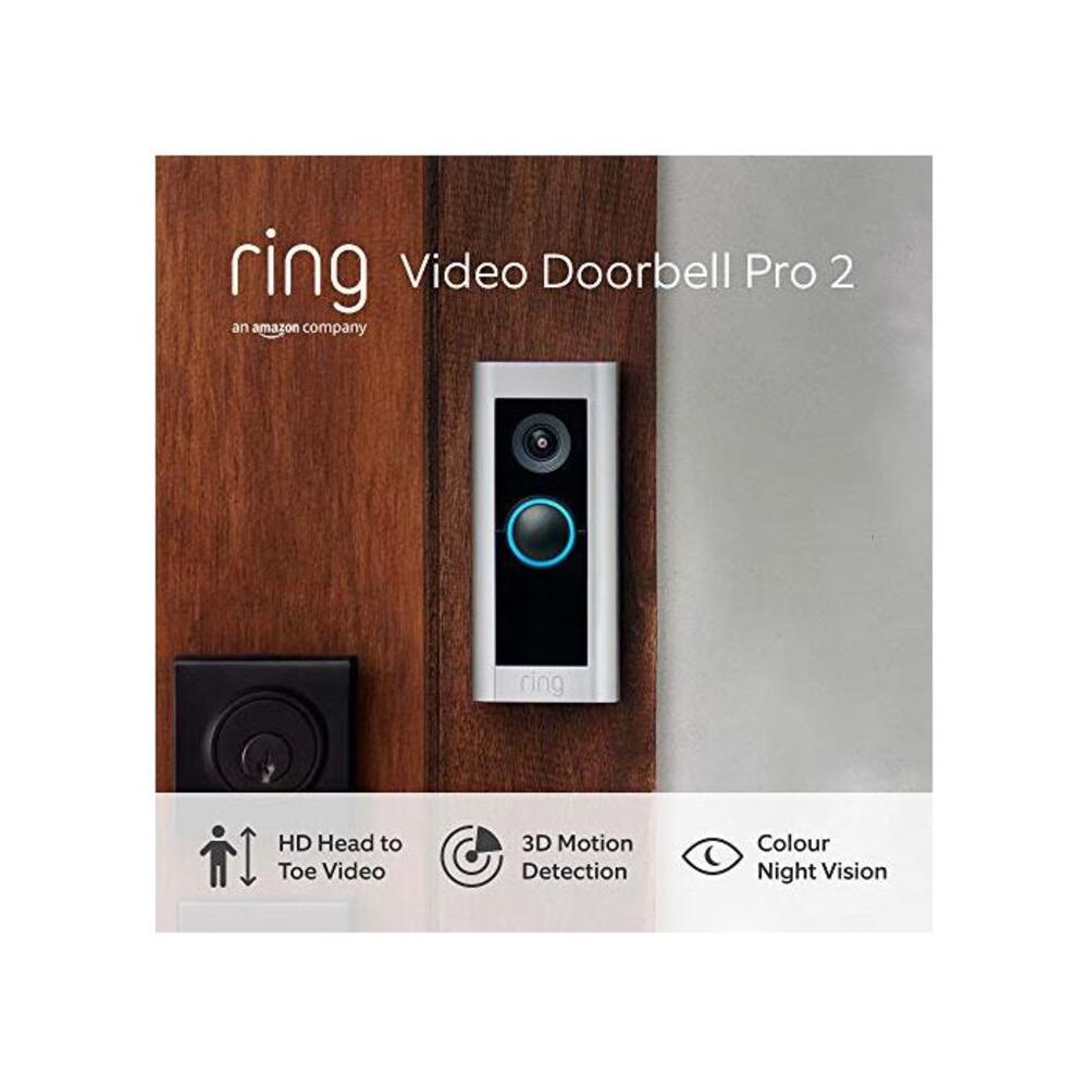 Introducing Ring Video Doorbell Pro 2 – Best-in-class with cutting-edge features (Plug-In or use existing doorbell wiring) - 2021 release B0898MWMBX