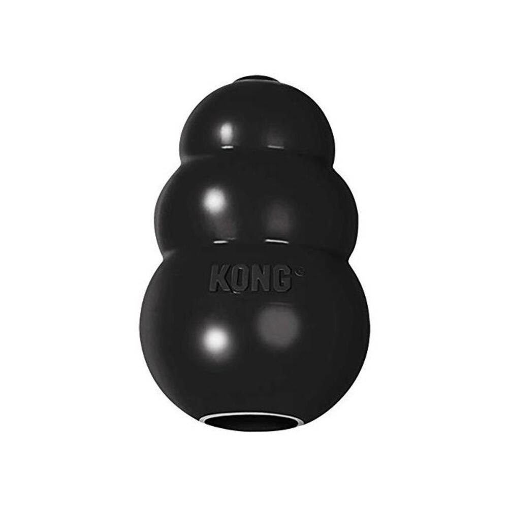 KONG - Extreme Dog Toy - Toughest Natural Rubber, Black - Fun to Chew, Chase and Fetch - for Small Dogs B001MUVYO8