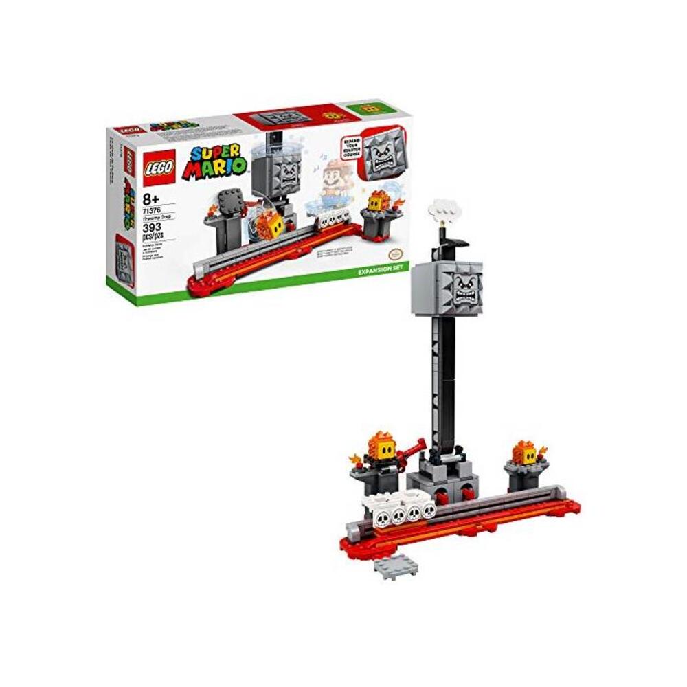 LEGO 레고 슈퍼마리오 Thwomp Drop Expansion Set 71376 빌딩 Kit; Collectible Playset for 크레이티브 Kids to Add New Levels to 더ir LEGO 레고 슈퍼마리오 스타ter Course (71360) Set (393 Pie B0858873QD