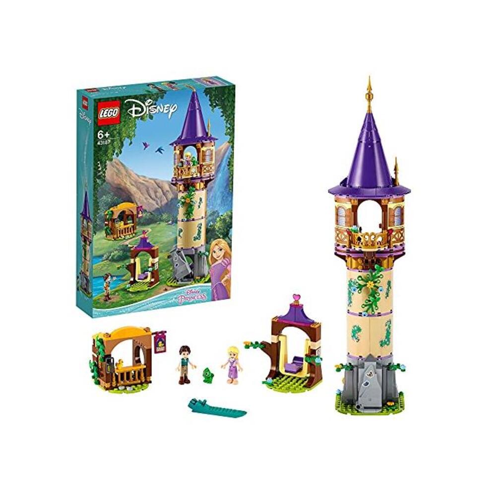 LEGO 레고 43187 디즈니 프린세스 Rapunzel’s Tower Castle Playset with 2 Mini Dolls from Tangled 무비 B084W8PQL4